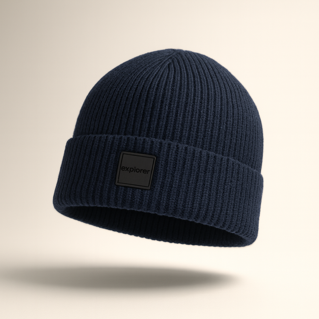 IRON - Berretto Uomo, 100% Lana Merino Extrafine-Invernale.