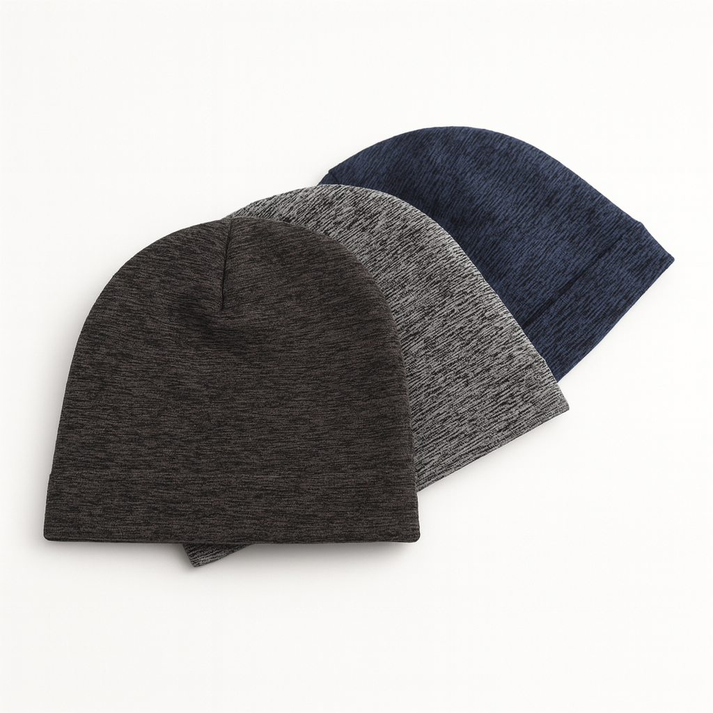 Men's Runner Thermoactive Sports Hat – Grey, Breathable and Elastic Technical.