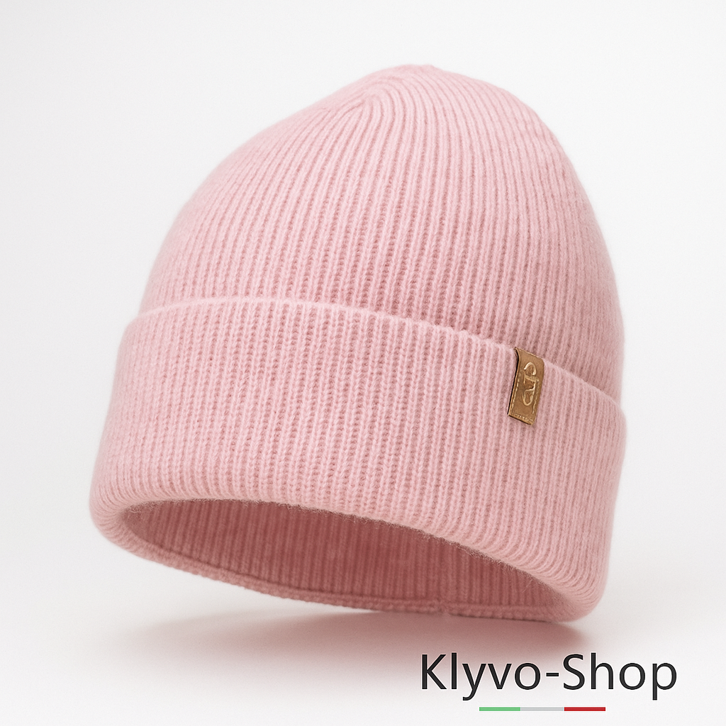 TAHOE- Berretto Donna Invernale in Lana – Maglia a Coste, Caldo ed Elegante