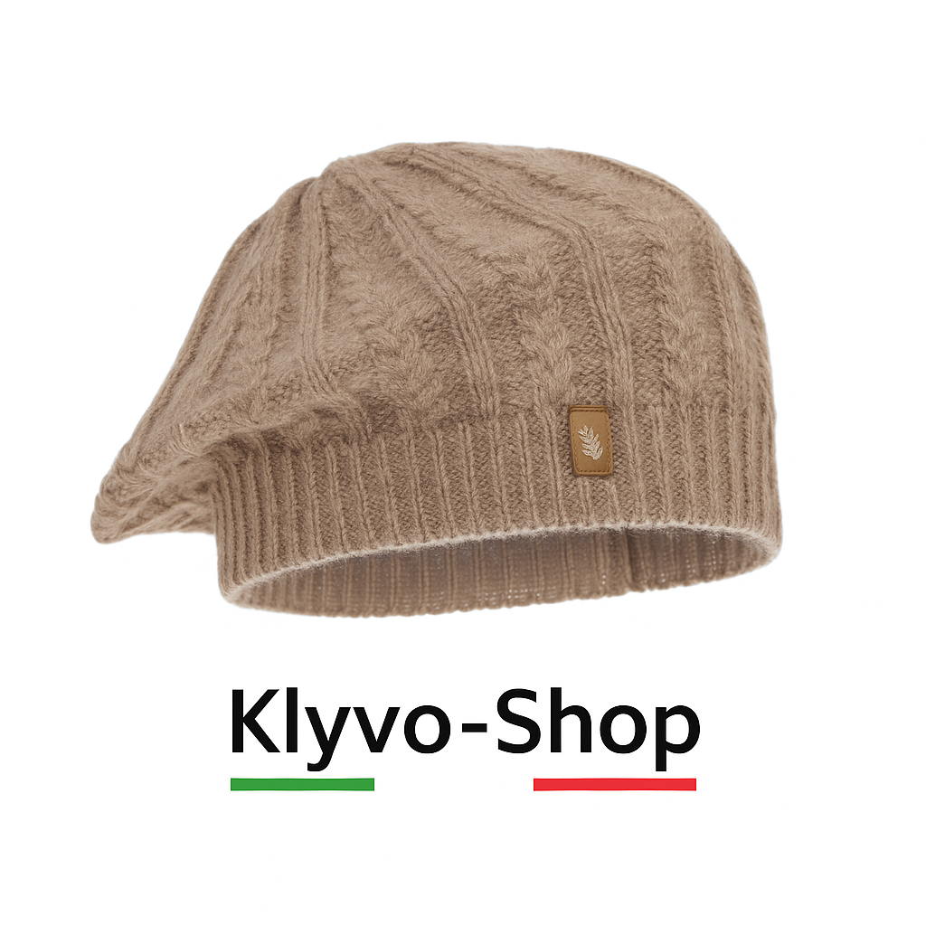 SENJA – Damen-Wintermütze aus Merina-Wollmischung – Elegant, warm, weich