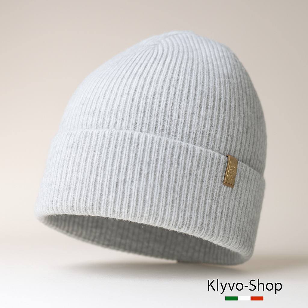 TAHOE- Berretto Donna Invernale in Lana – Maglia a Coste, Caldo ed Elegante