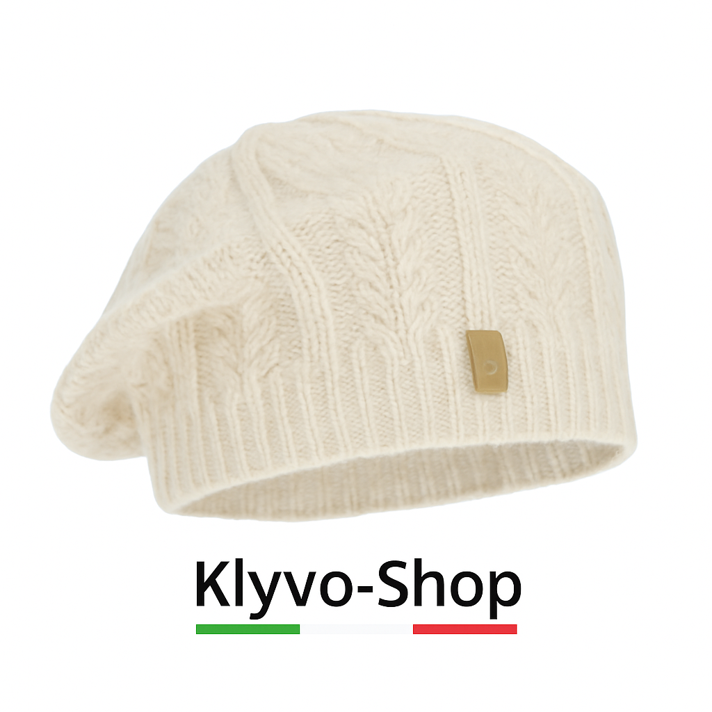 SENJA – Damen-Wintermütze aus Merina-Wollmischung – Elegant, warm, weich