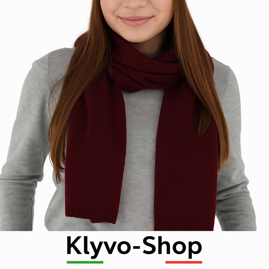 IRENIA - Sciarpa donna  in lana merino e cashmere – Lusso, morbidezza e calore per l’inverno