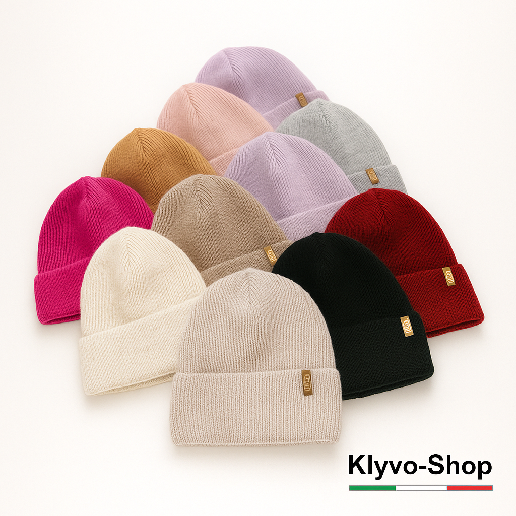 TAHOE- Berretto Donna Invernale in Lana – Maglia a Coste, Caldo ed Elegante