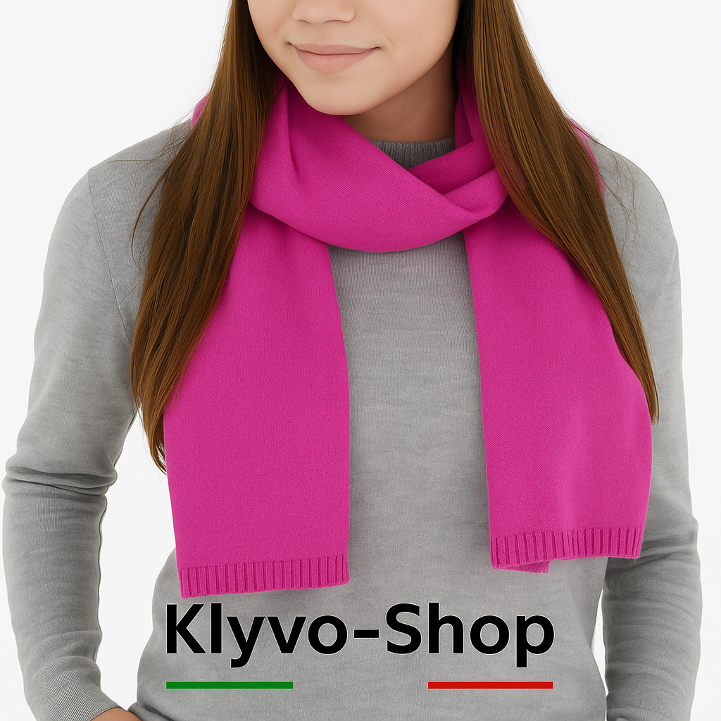 IRENIA - Sciarpa donna  in lana merino e cashmere – Lusso, morbidezza e calore per l’inverno