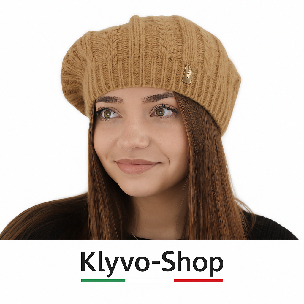 SENJA – Damen-Wintermütze aus Merina-Wollmischung – Elegant, warm, weich