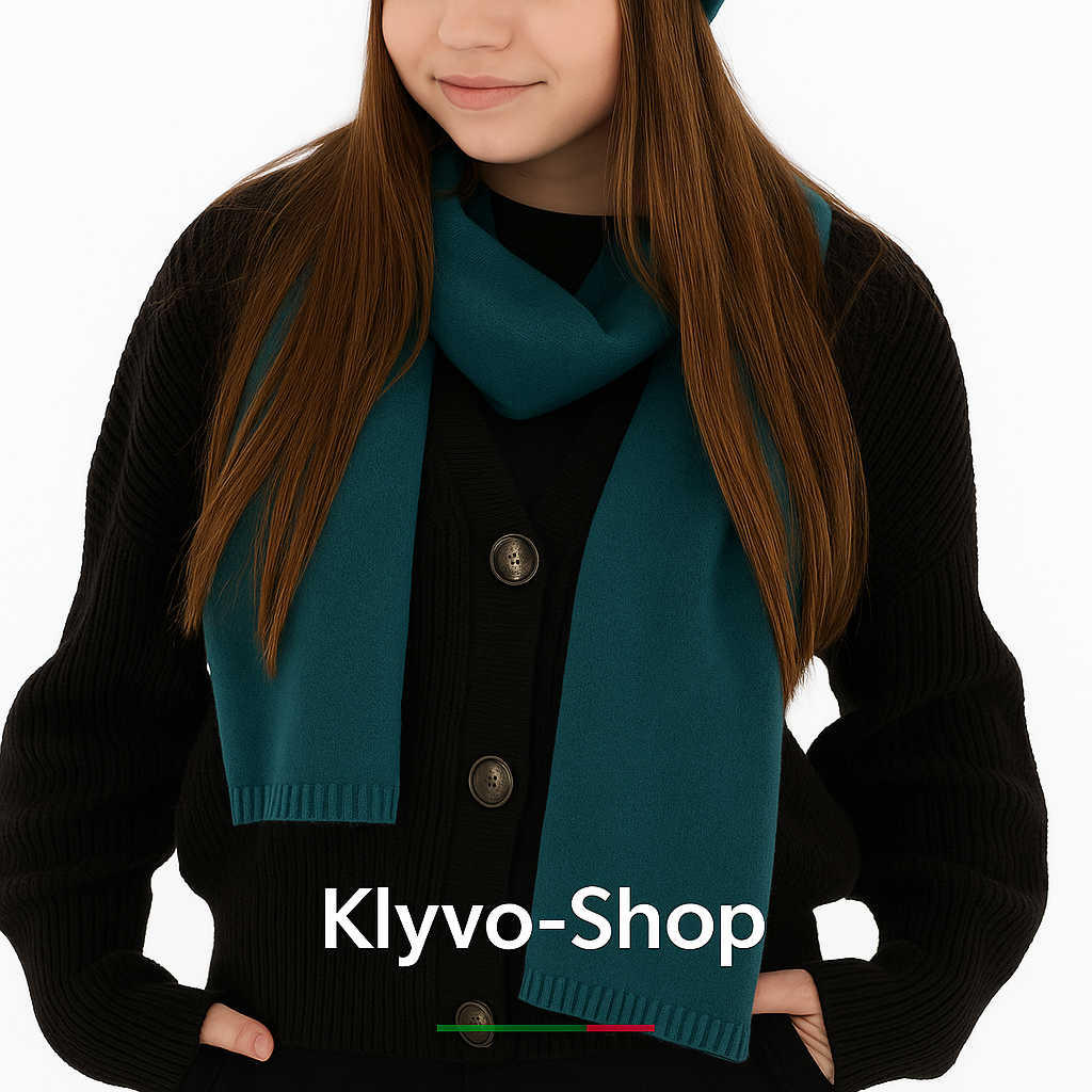 IRENIA - Sciarpa donna  in lana merino e cashmere – Lusso, morbidezza e calore per l’inverno