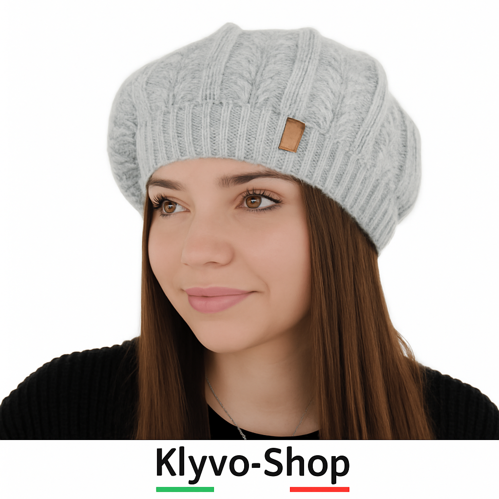 SENJA – Damen-Wintermütze aus Merina-Wollmischung – Elegant, warm, weich