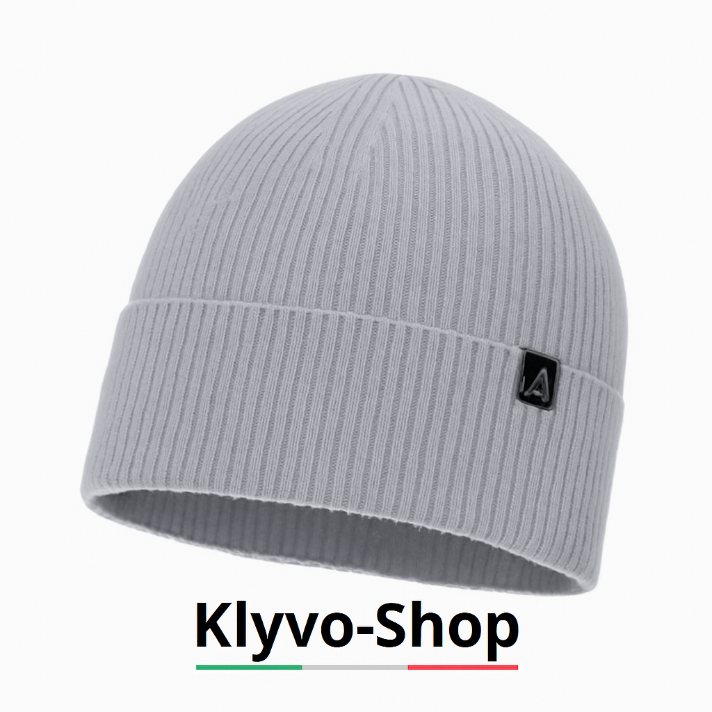 AZURYT-Berretto Uomo lana Merino – Berretto Invernale Elegante e Caldo