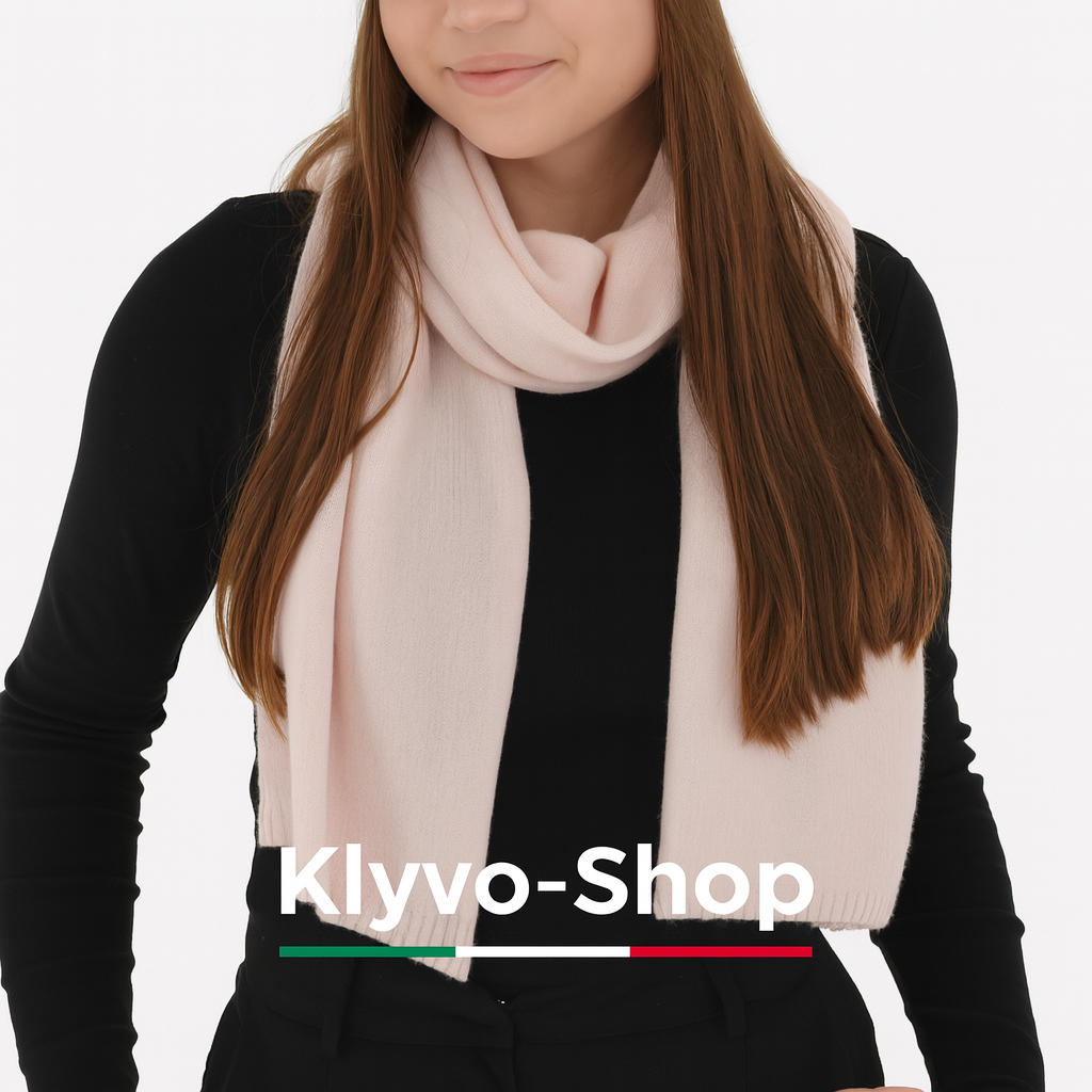 IRENIA - Sciarpa donna  in lana merino e cashmere – Lusso, morbidezza e calore per l’inverno
