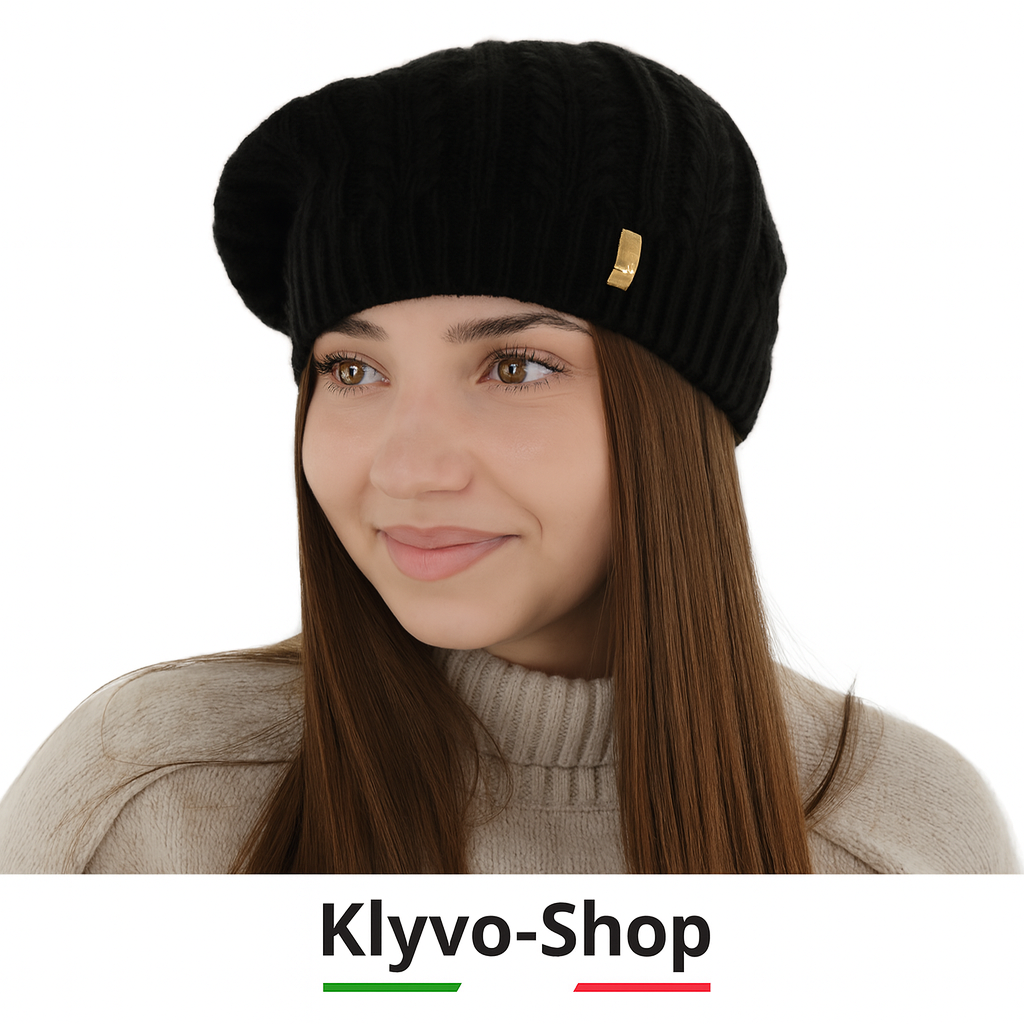 SENJA – Damen-Wintermütze aus Merina-Wollmischung – Elegant, warm, weich