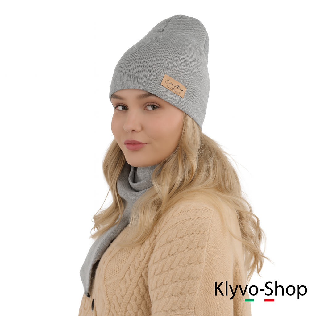 ZULA Damen-Set aus Acrylhut und Schal – Frühling/Herbst