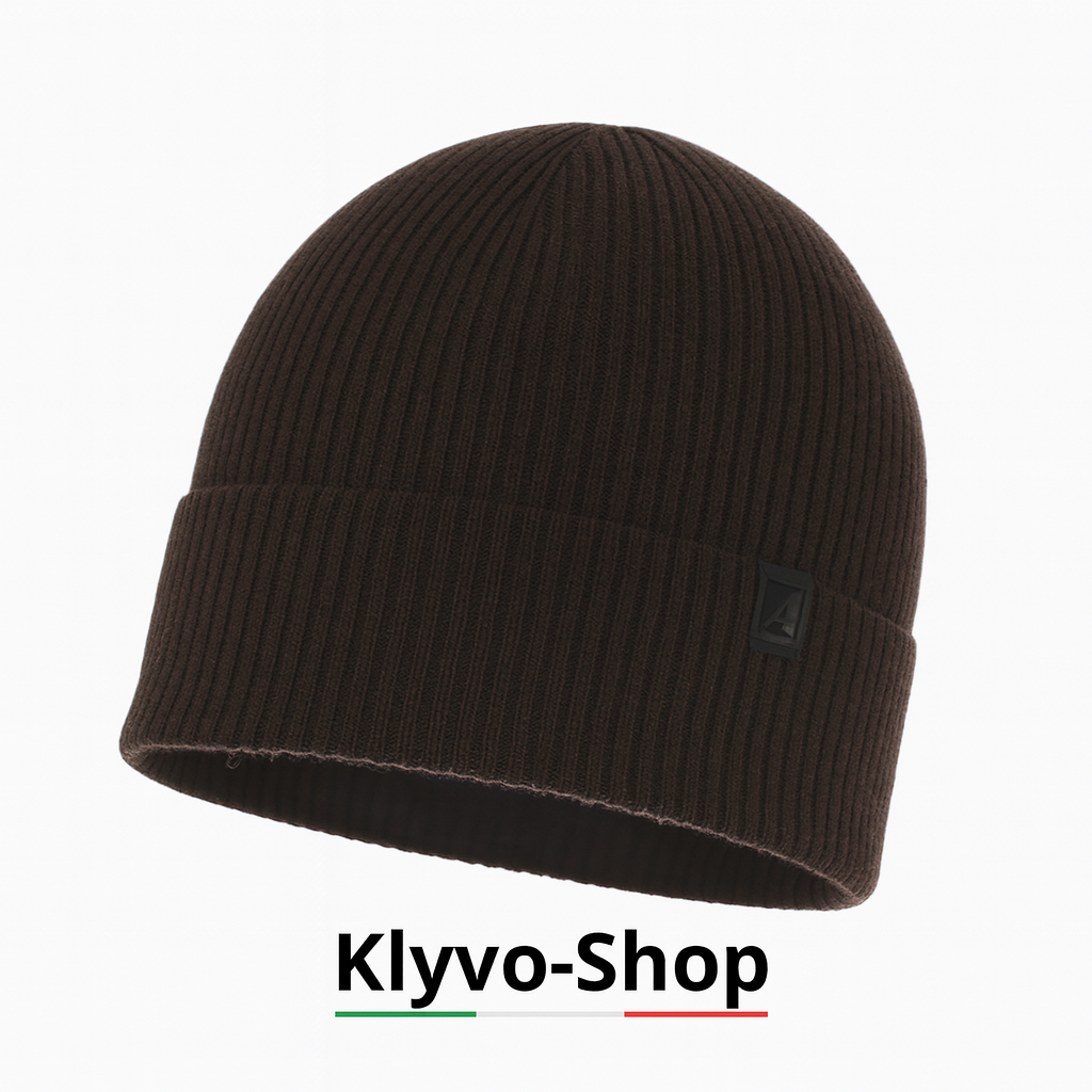 AZURYT-Berretto Uomo lana Merino – Berretto Invernale Elegante e Caldo