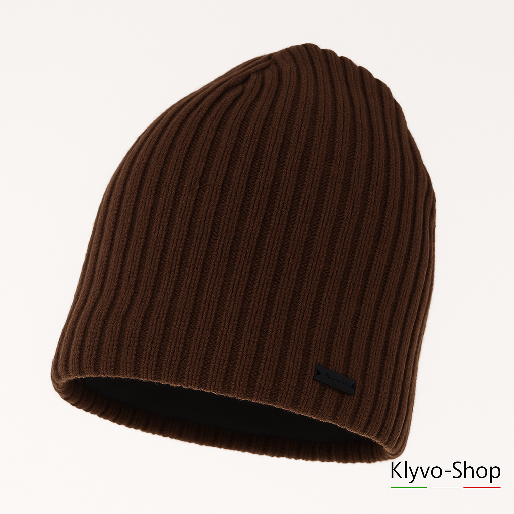 Women's Winter Hat with Merino Wool Insole and Fleece Lining – Elegant Grey