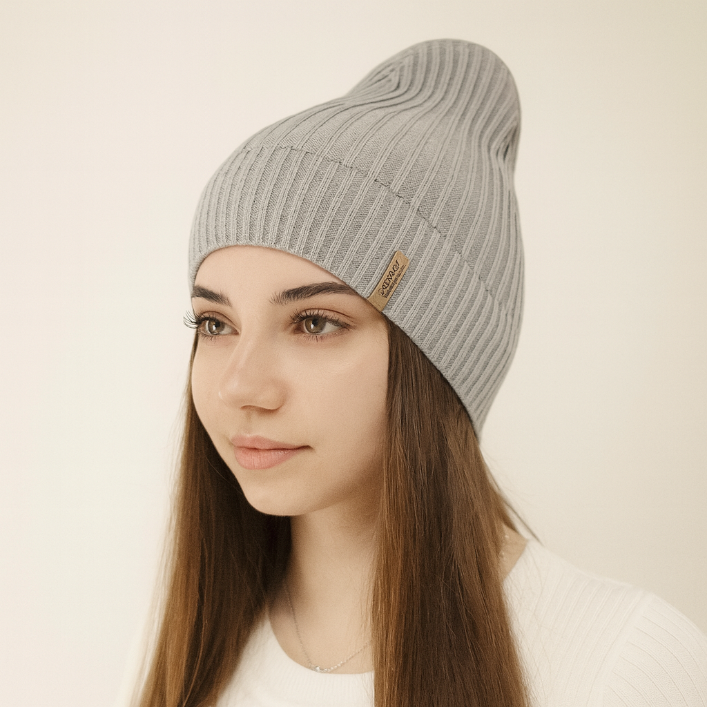 MIRONA - Berretto Donna in Cotone e Acrilico – Leggero, Traspirante ed Elegante per Primavera e Autunno