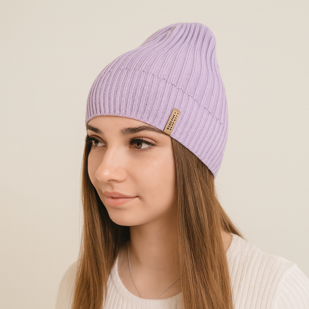 MIRONA - Berretto Donna in Cotone e Acrilico – Leggero, Traspirante ed Elegante per Primavera e Autunno