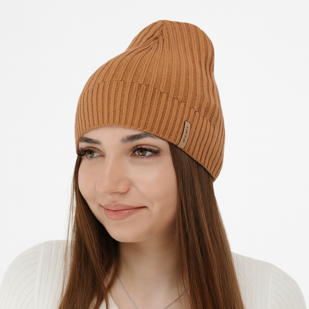 MIRONA - Berretto Donna in Cotone e Acrilico – Leggero, Traspirante ed Elegante per Primavera e Autunno