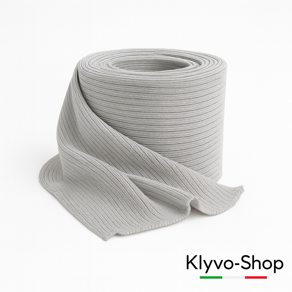 Bufanda de mujer “Jessica” 100% lana merino extrafina 203×24 cm.