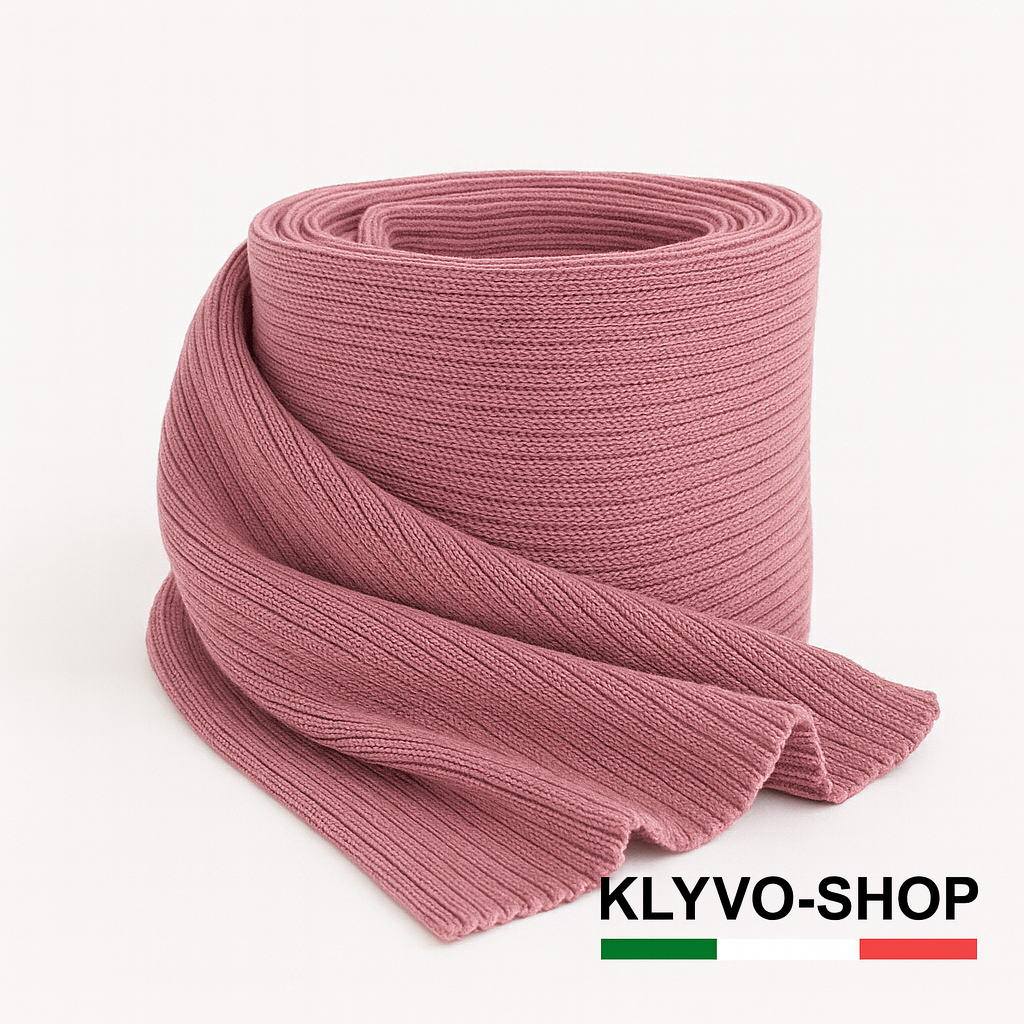 Bufanda de mujer “Jessica” 100% lana merino extrafina 203×24 cm.