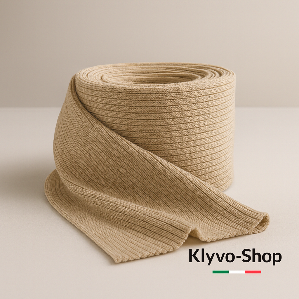 Bufanda de mujer “Jessica” 100% lana merino extrafina 203×24 cm.