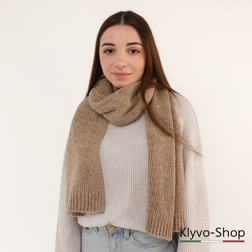 Loretta Women's Merino Wool Scarf – Elegance and Warmth for Winter