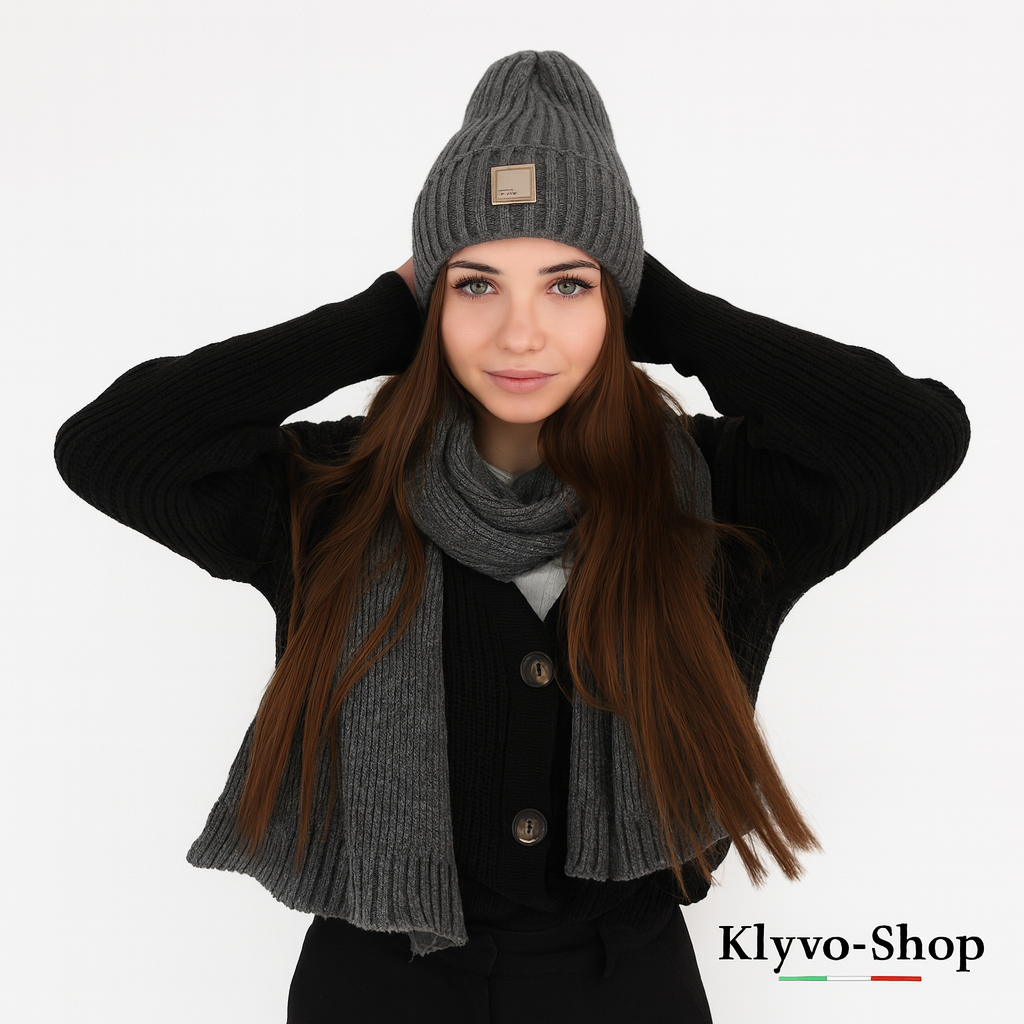 Loretta Women's Merino Wool Scarf – Elegance and Warmth for Winter