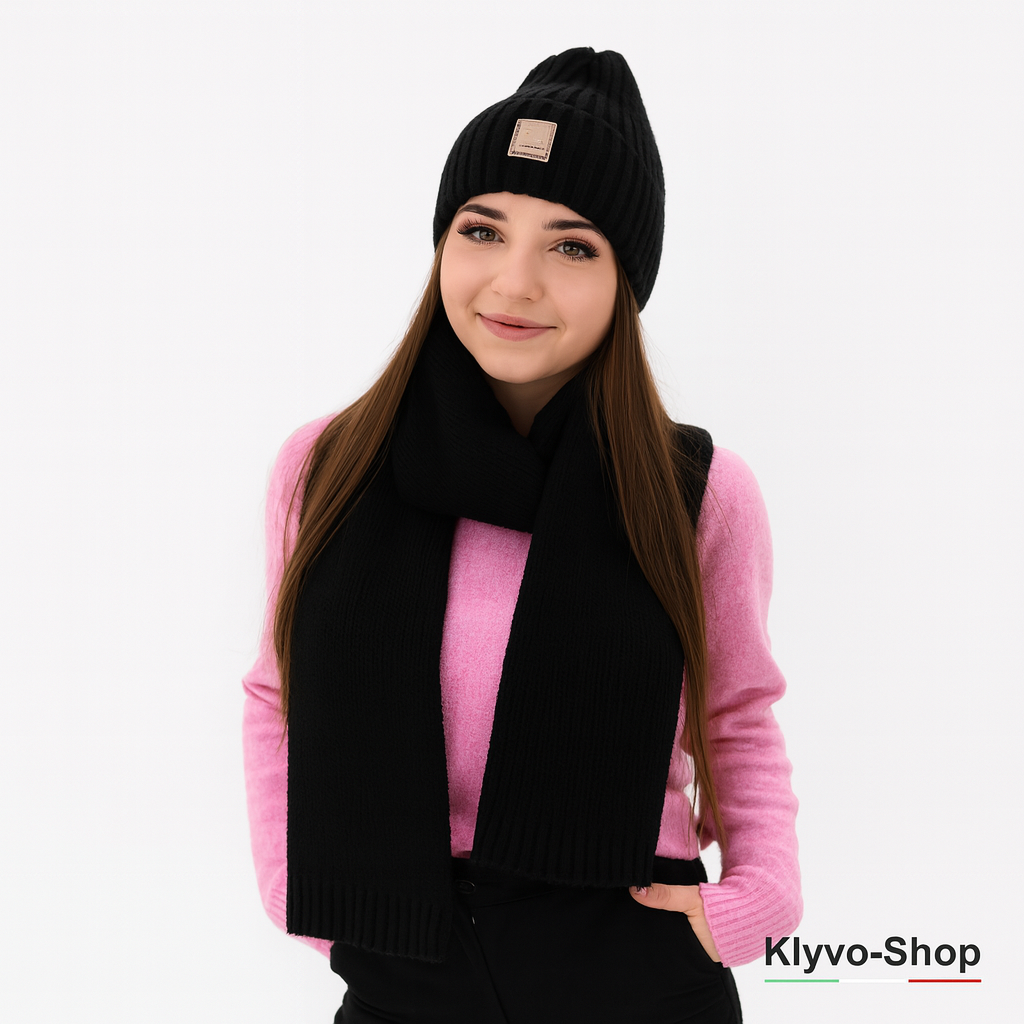 Loretta Women's Merino Wool Scarf – Elegance and Warmth for Winter