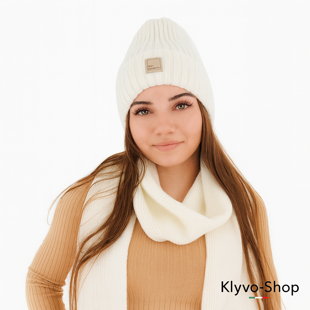 Loretta Women's Merino Wool Scarf – Elegance and Warmth for Winter