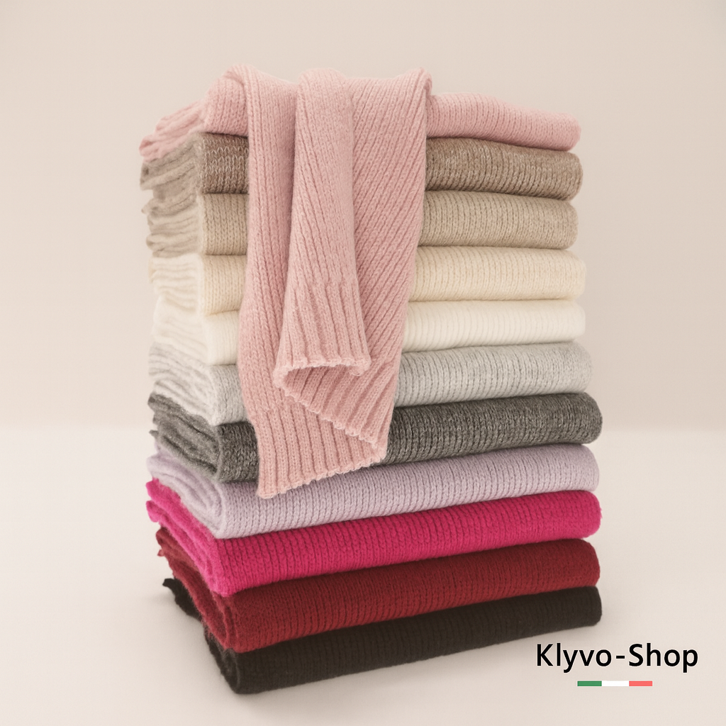 Loretta Women's Merino Wool Scarf – Elegance and Warmth for Winter