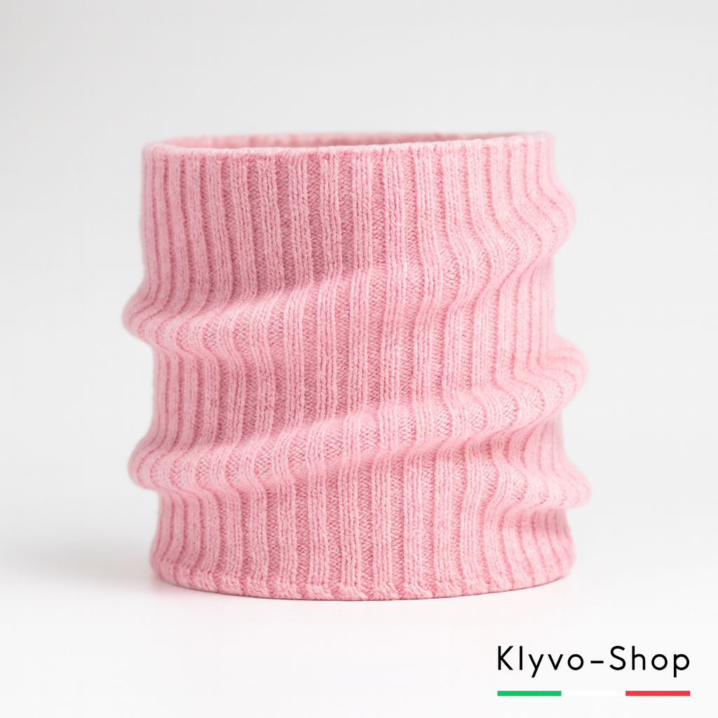 BESTA Uomo - Sciarpa tubolare, misto acrilico-lana-poliestere-Invernale.