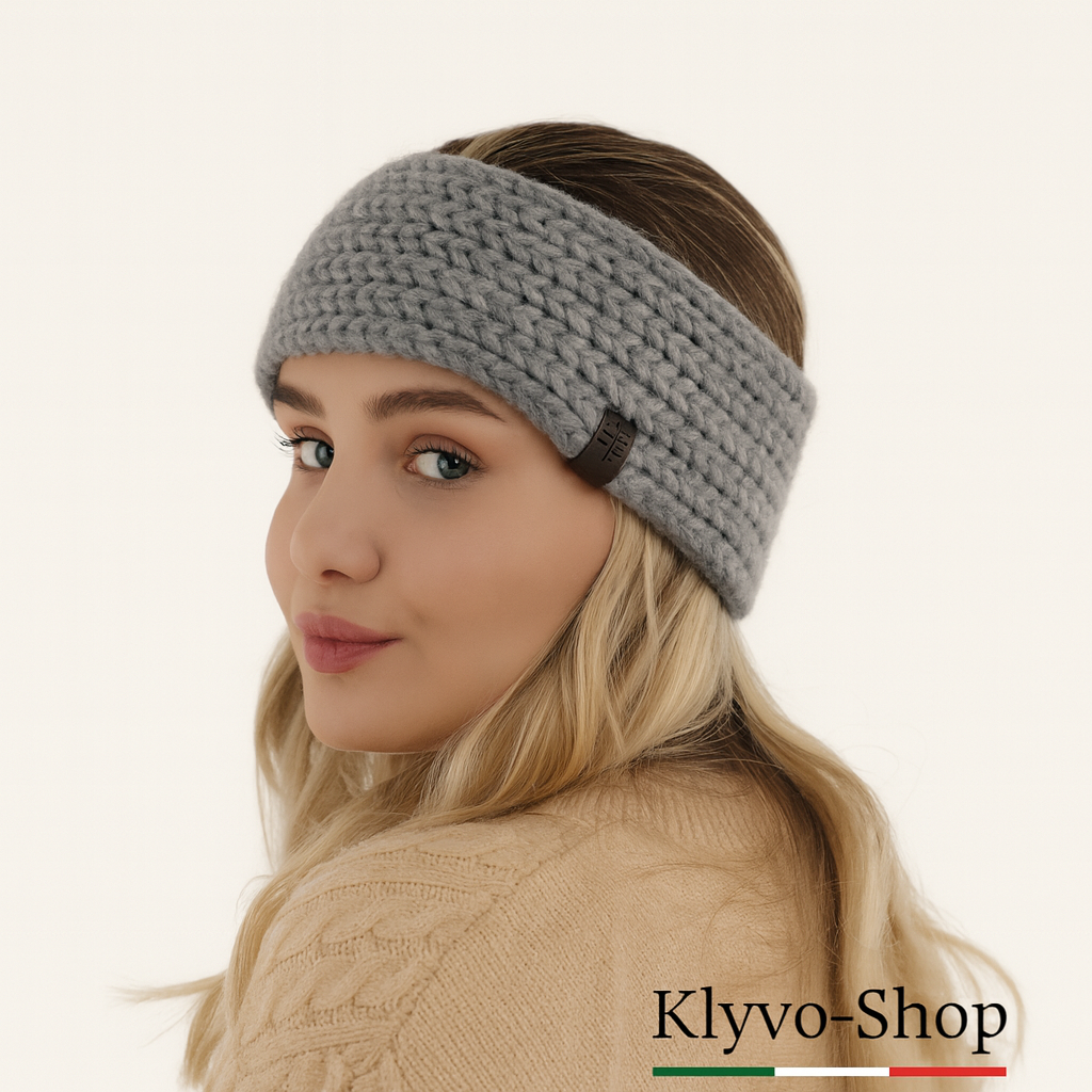 Alexis Women's Winter Headband in Rib Knit – Warm, Elegant and Elastic