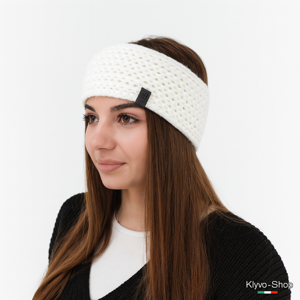 Alexis Women's Winter Headband in Rib Knit – Warm, Elegant and Elastic