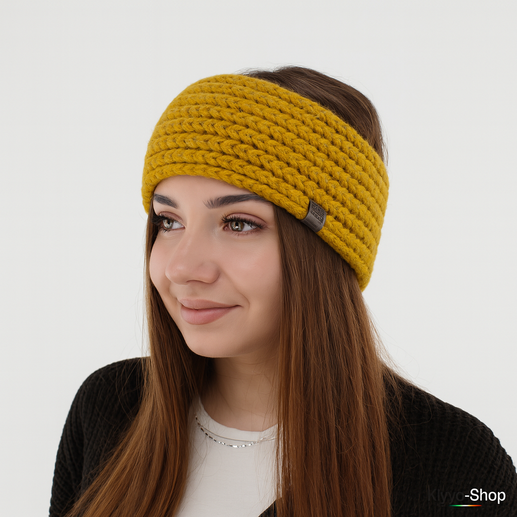 Alexis Women's Winter Headband in Rib Knit – Warm, Elegant and Elastic