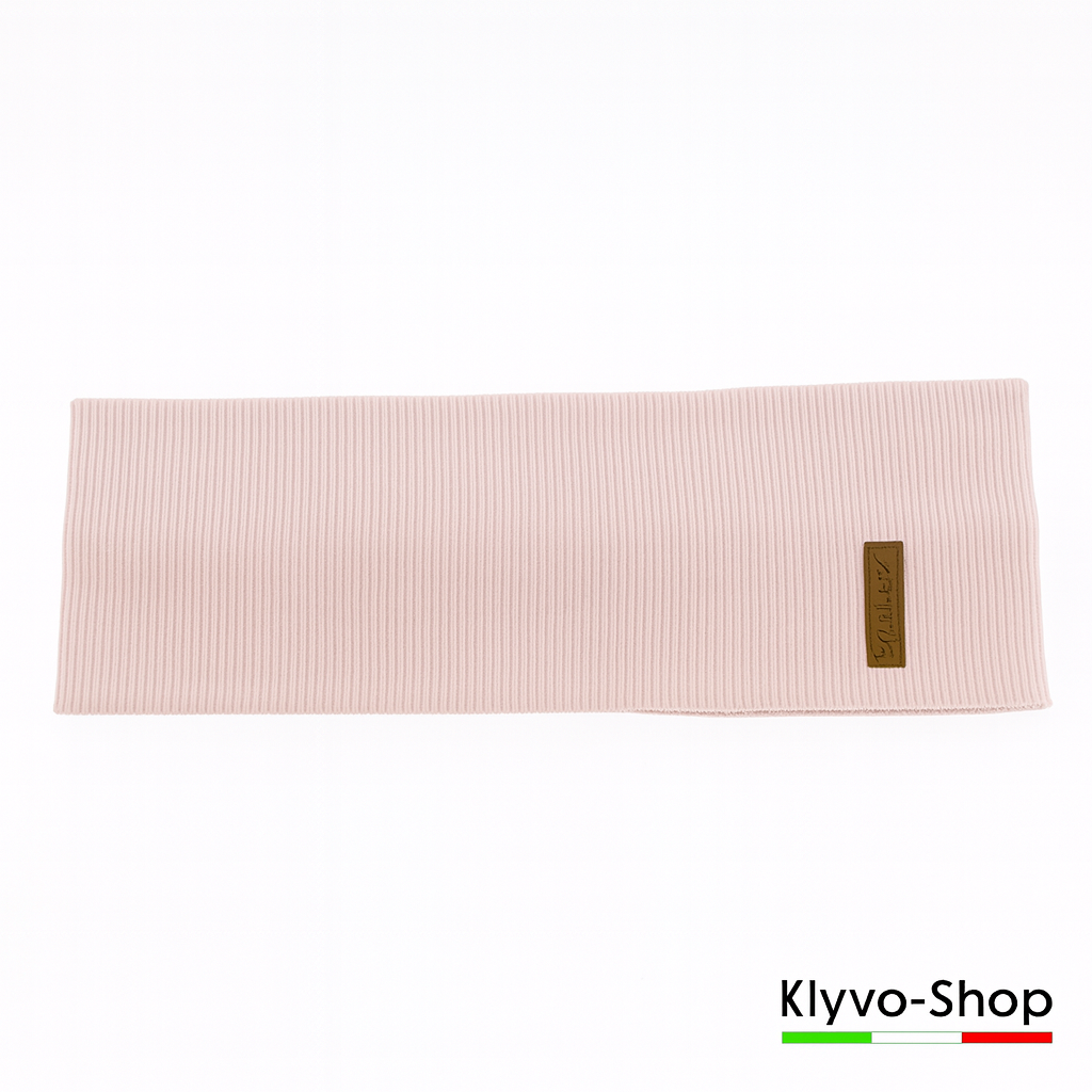 Sharon Women's Headband in Grey Cotton – elegant and comfortable for spring and autumn.