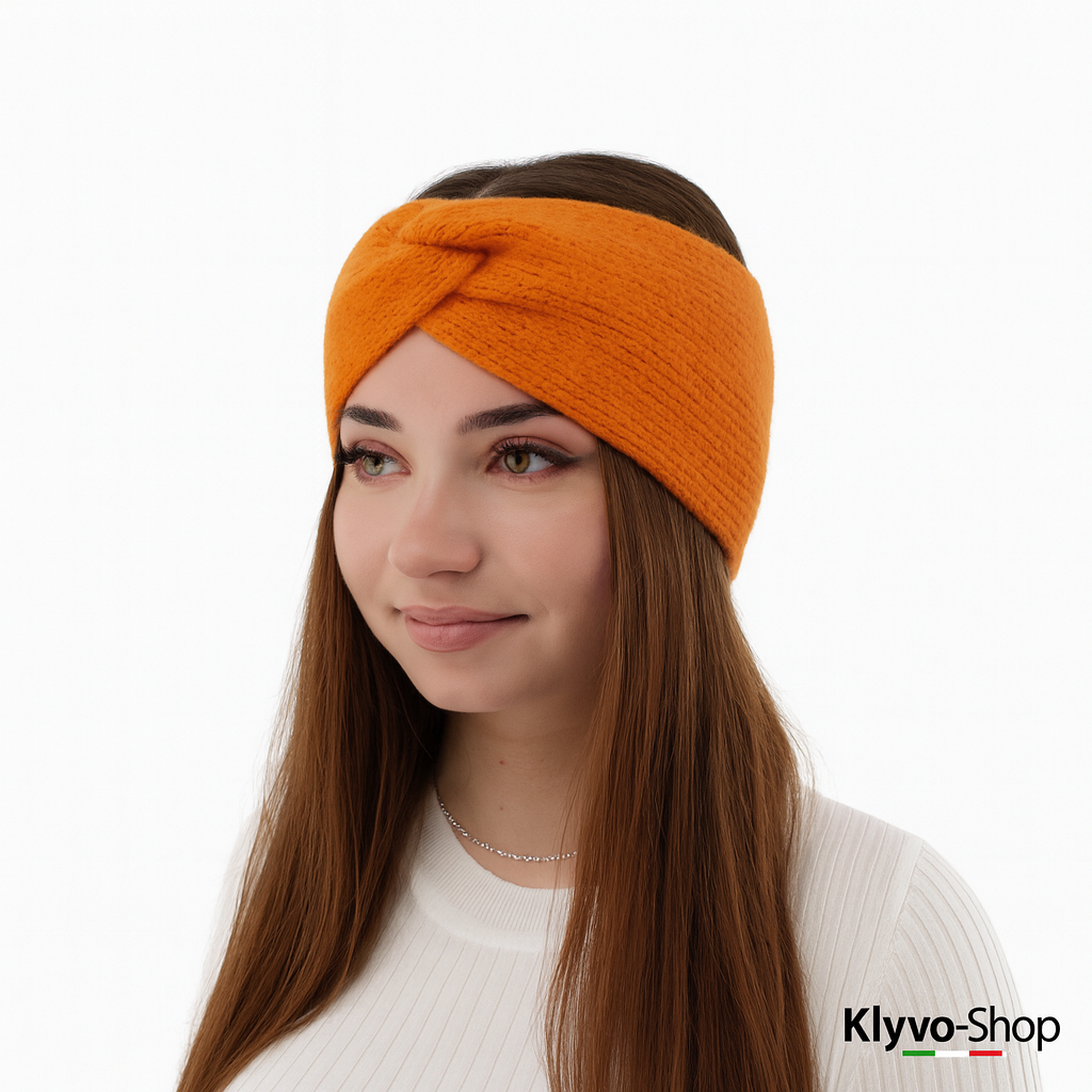 Women's Florence Orange Winter Scarf – soft, elegant and comfortable