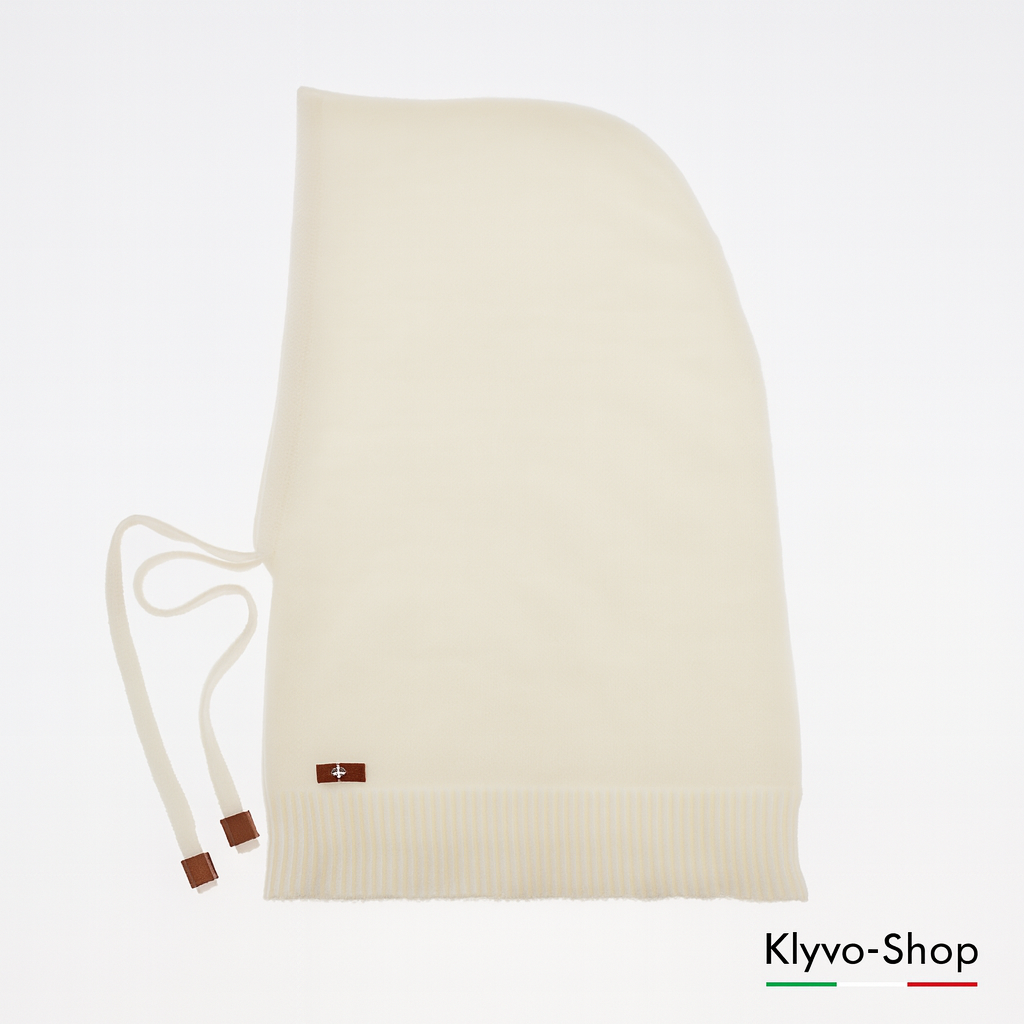 Damen-Sturmhaube aus Merinowolle Elizabeth – Warm, elegant und weich