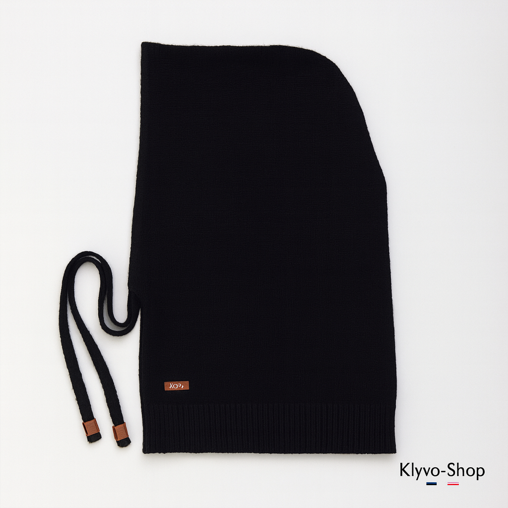 Damen-Sturmhaube aus Merinowolle Elizabeth – Warm, elegant und weich