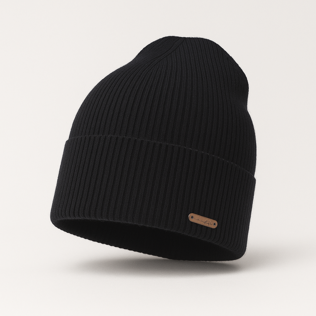 Flerra Damenmütze aus 100% extrafeiner Merinowolle in Beige – Elegant und warm für den Winter