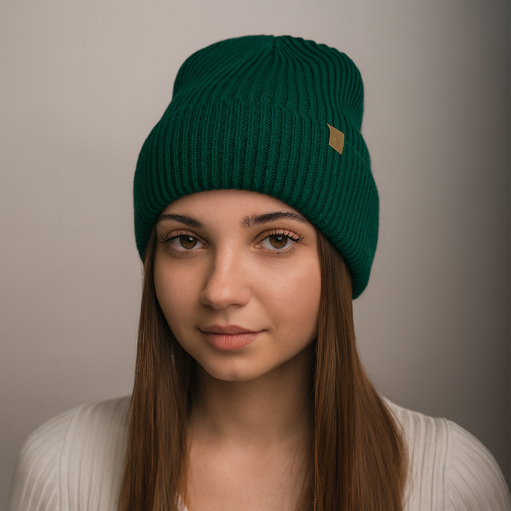 Isla Damen Beanie aus 100% extrafeiner Merinowolle, Pink – Elegant, warm und weich für den Winter