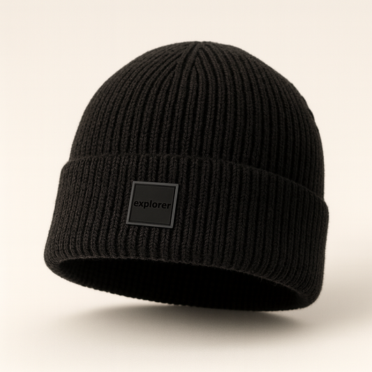 IRON - Berretto Uomo, 100% Lana Merino Extrafine-Invernale.