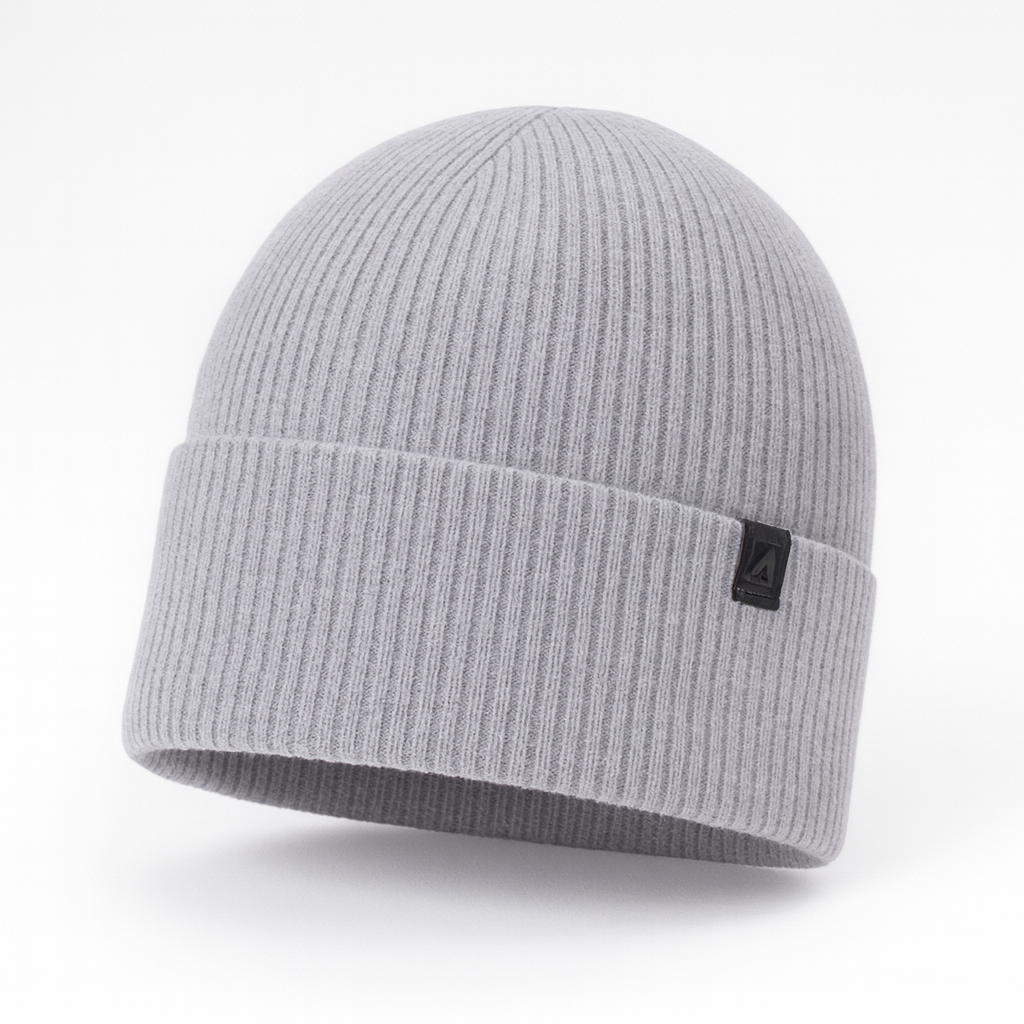 AZURITY - Berretto Uomo Invernale, 90% Lana Merino extrafine e 10% Cashmere.