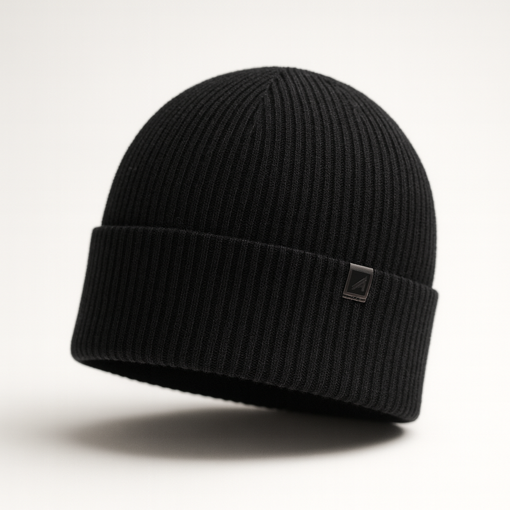 AZURITY - Berretto Uomo Invernale, 90% Lana Merino extrafine e 10% Cashmere.