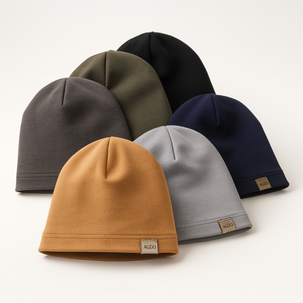 Bremus Men's Cotton Hat – Grey, Stretchy and Breathable (Spring/Autumn)